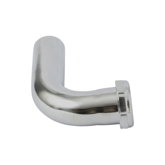 Highcraft 1941 Slip Elbow for Tubular Drain Applications, 1-1/4 in. x 4 in., 22GA Chrome Plated Brass