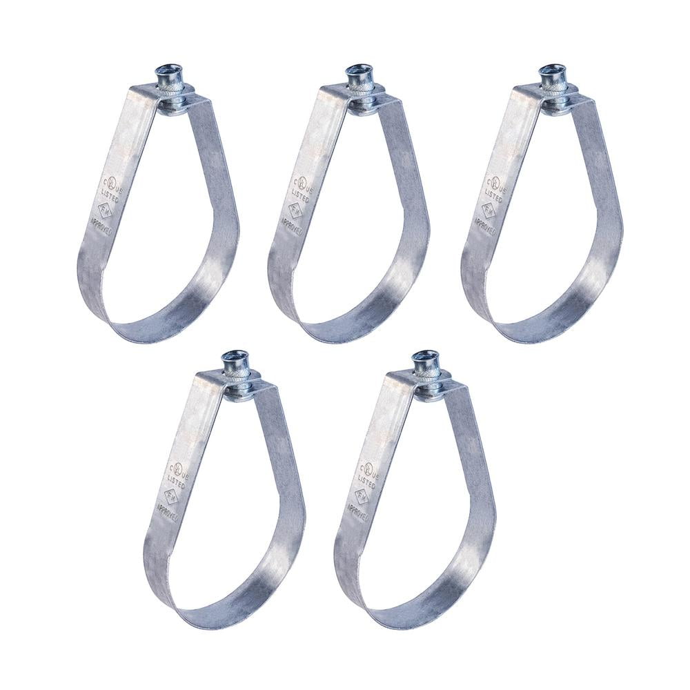 Highcraft 2-1/2" Swivel Loop Hanger for Vertical Pipe Support Steel (5 ...