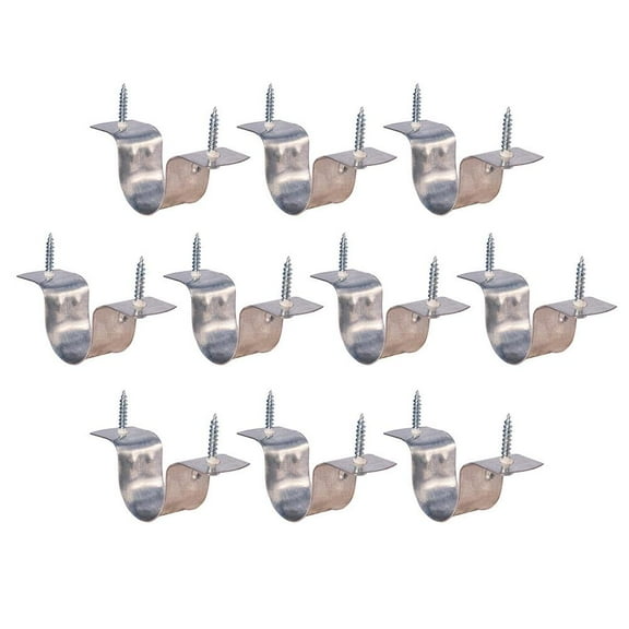 Highcraft 2 in. CPVC 2-Hole Pipe Strap, Galvanized Steel (10-Pack)