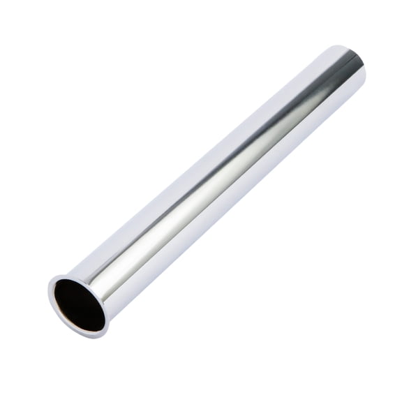 Highcraft 2363 Flanged Sink Tailpiece for Tubular Drain Applications, 1-1/2 in. x 6 in., 22GA Chrome Plated Brass