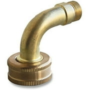 Highcraft 287-EL-NL Lead Free Dishwasher Swivel Elbow Fitting with Compression and Female Hose Connections, 3/8 x 3/4