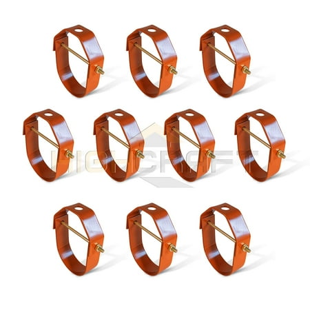 Highcraft 3/4" Clevis Hanger for Vertical Pipe Support Steel (10-Pk)