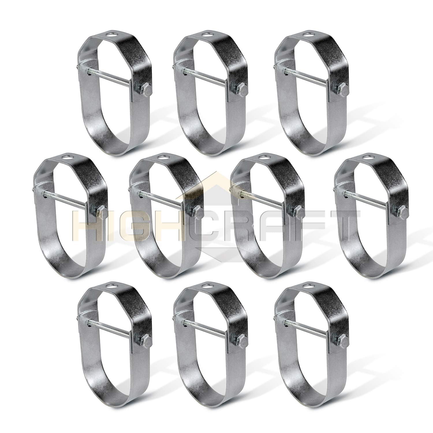 Highcraft 3/4" Clevis Hanger for Vertical Pipe Support Steel (10-Pk)