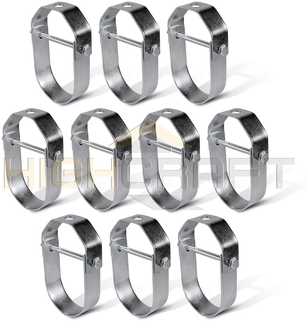 Highcraft 3/4" Clevis Hanger for Vertical Pipe Support Steel (10-Pk)