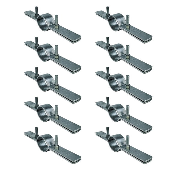 Highcraft 3/4 in. Riser Clamp in Galvanized Steel (10-Pack)