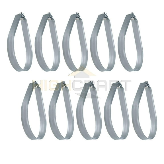 Highcraft 3/4 in. Swivel Loop Hanger for Vertical Pipe Support in Epoxy Coated Steel (10-Pack)