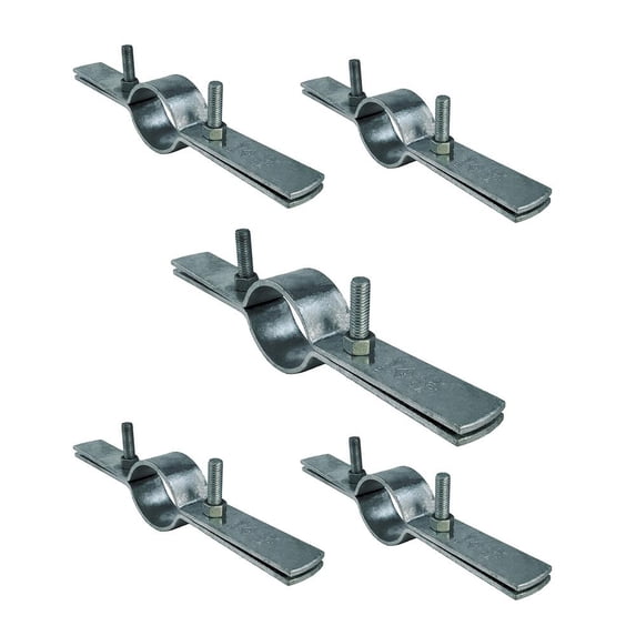 Highcraft 5 in. Riser Clamp in Galvanized Steel (5-Pack) - Walmart.com