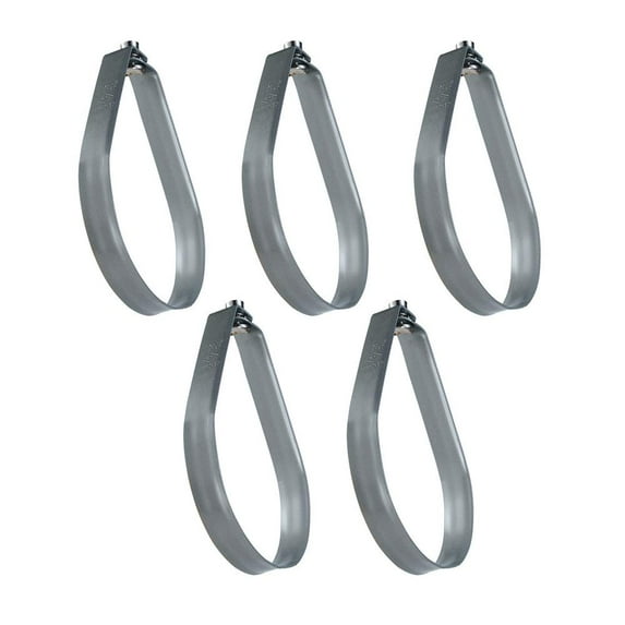 Highcraft 8 in. Swivel Loop Hanger for Vertical Pipe Support in Epoxy Coated Steel (5-Pack)