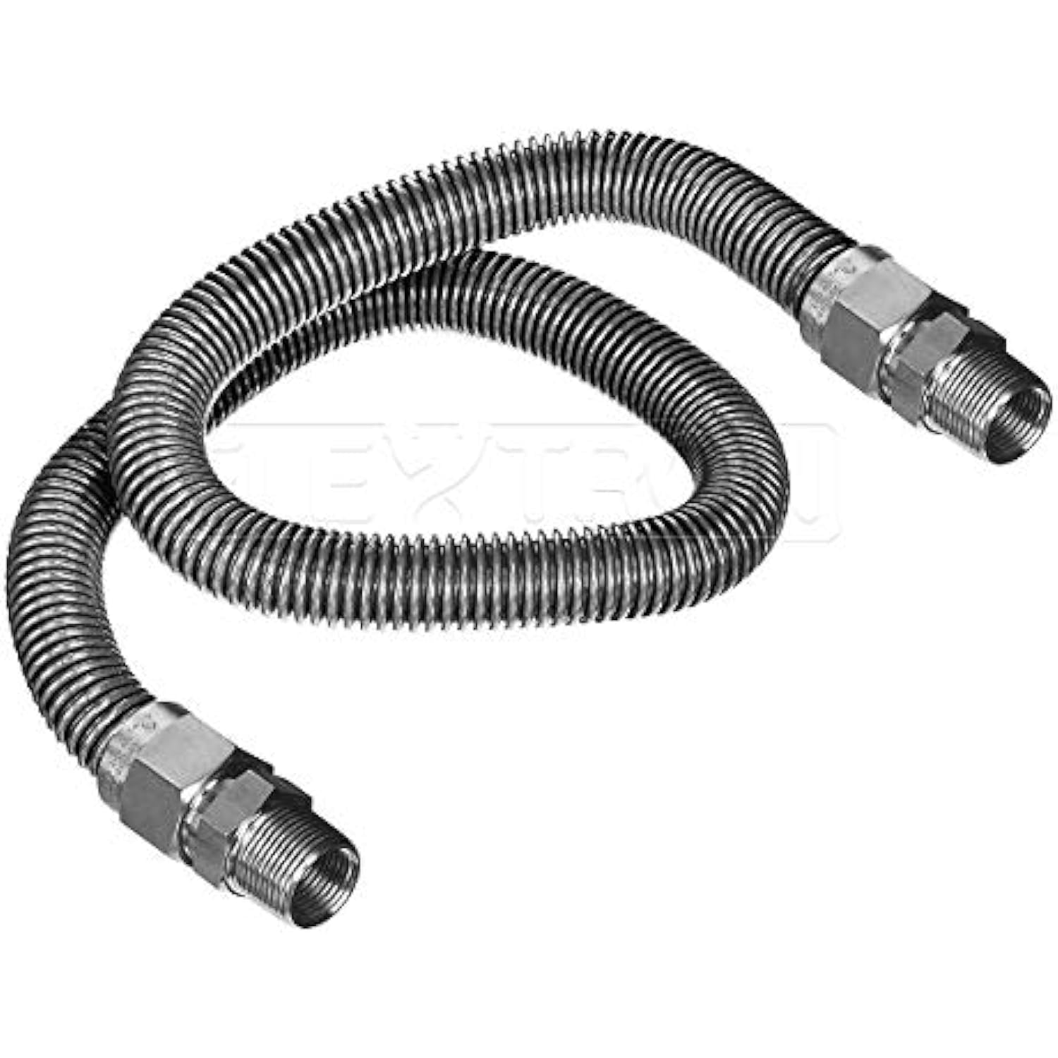 Highcraft GUHDTT1272L Gas Line Hose 5/8" O.D. x 72" Length with 1/2