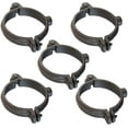 thumbnail image 1 of Highcraft Hinged Split Ring Pipe Hanger, 1 in. Malleable Iron Extension Hanger with 3/8 in. Threaded Rod Fitting for Suspending Tubing (10 Pack), 1 of 4