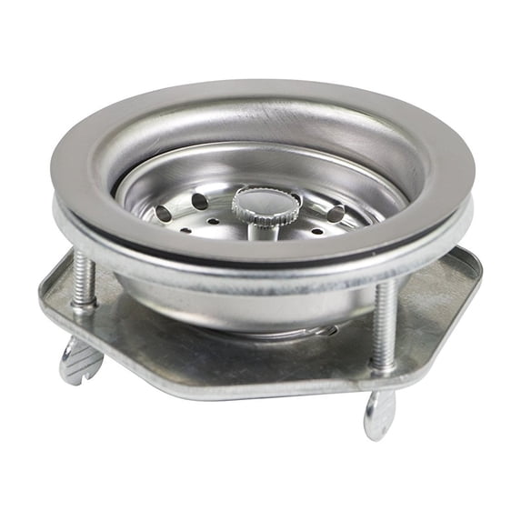 Highcraft Kitchen Sink EZ Connect Stainless Steel Drain Assembly with Strainer Basket/Stopper…