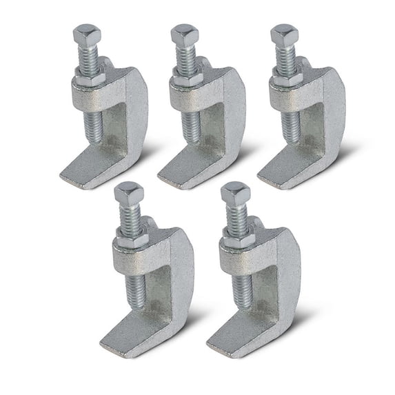 Highcraft Wide Mouth Beam Clamp for 3/4 in. Threaded Rod in Electro Galvanized Steel (5-Pack)