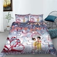 thumbnail image 1 of Highend Duvet Cover Set Happy Valentine's Day Bedding Suit Ring Puzzle Printed Home Bedclothes for Adult, 1 of 6