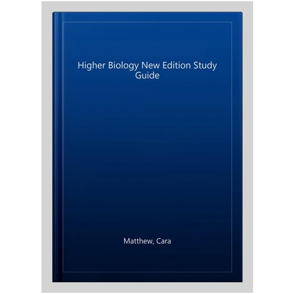 Higher Biology New Edition Study Guide