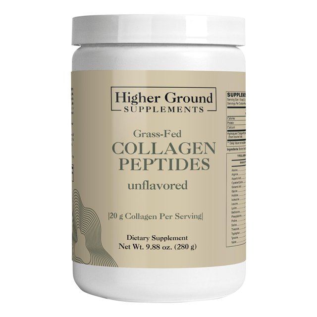 Higher Ground Supplements GrassFed STF9 Collagen Peptides Promotes
