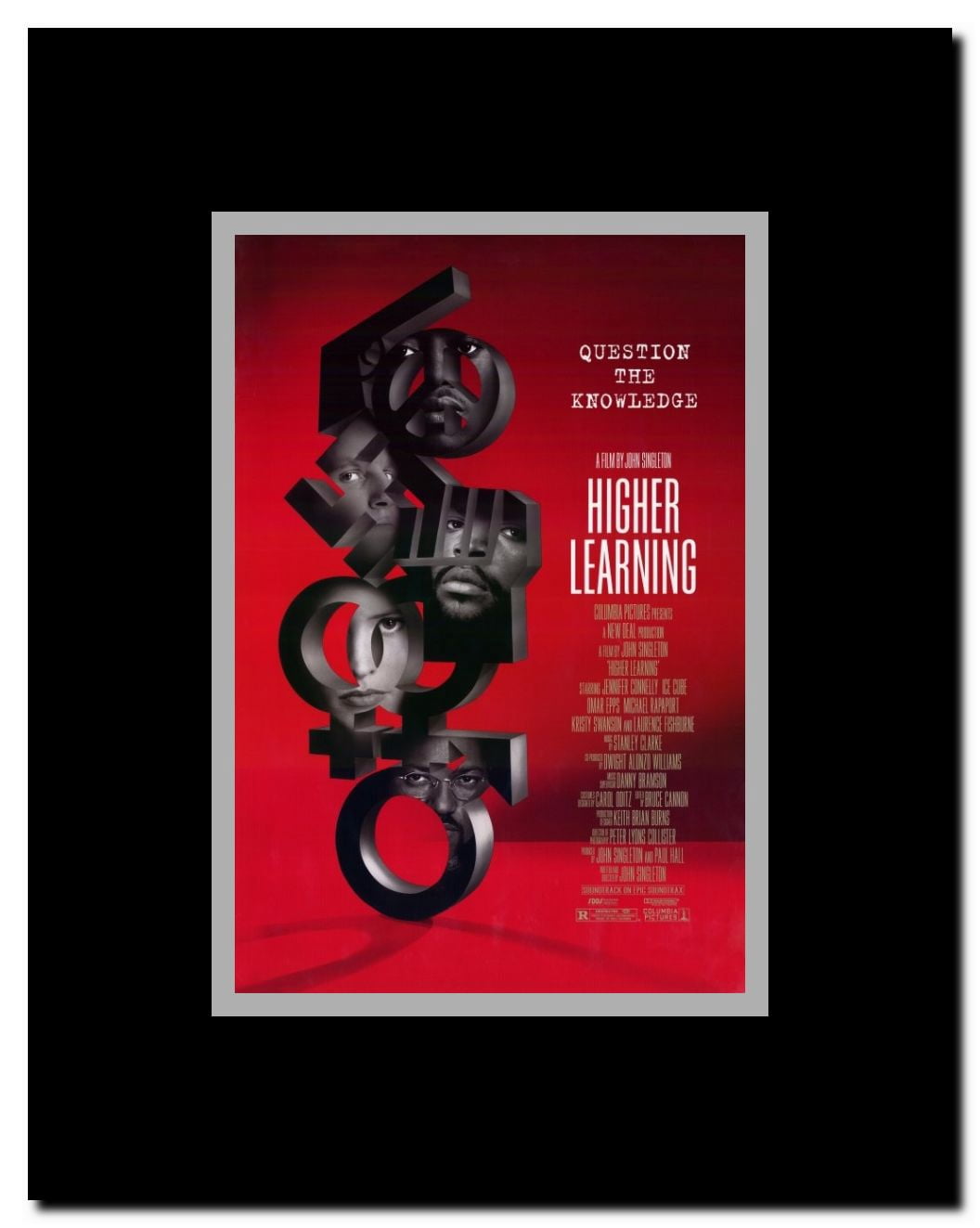 Higher Learning Framed Movie Poster