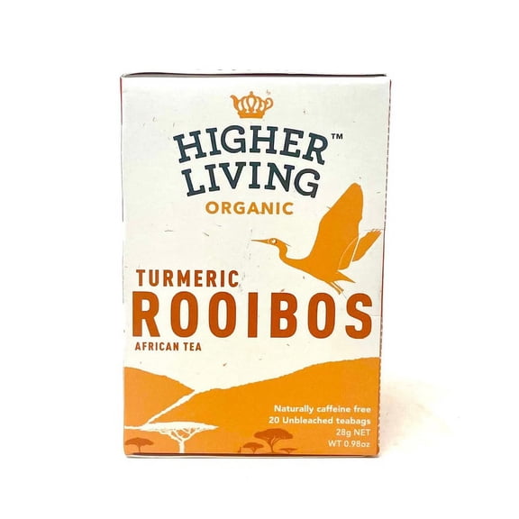Higher Living Organic Tea - Turmeric Rooibos 28g (20 Teabags)