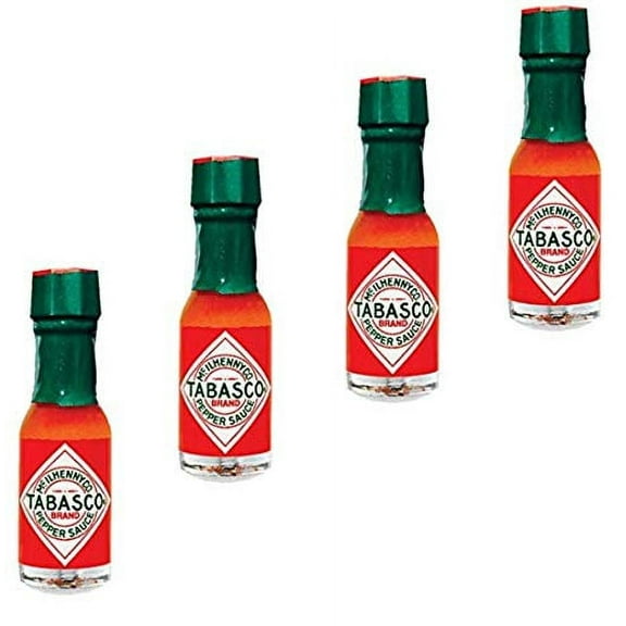 HigherHuman Mini Tabasco Sauce Bottles Refills for Hot Sauce Travel Keychain