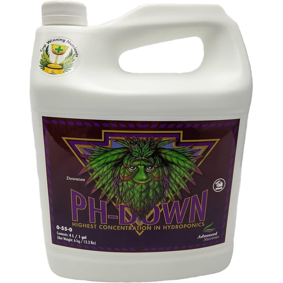 Highest Concentration in Hydroponics PH- Down 1 Gal