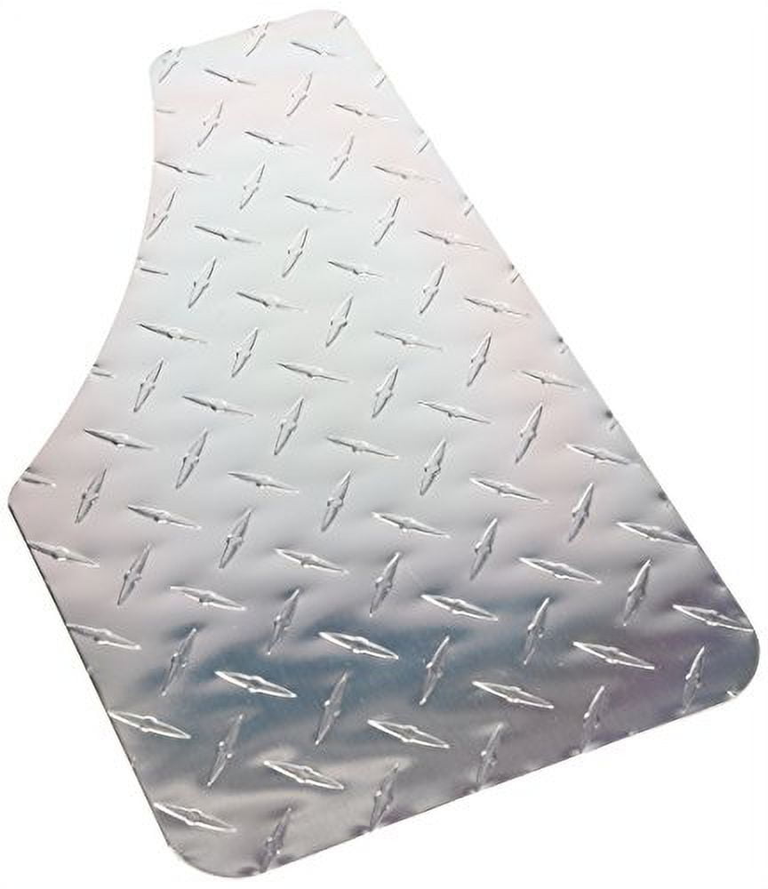 Highland 1007500 Silver Heavy Duty Diamond Plate Splash Guard 2 Piece