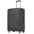 thumbnail image 1 of Highland 24 IN Luggage 1 Piece,with TSA lock,Expandable Lightweight Suitcase - 15.75"*10.63"*25.6" Black, 1 of 5