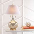 thumbnail image 1 of JONATHAN Y Highland 30.75" Gourd Glass LED Table Lamp, Mercury Silver/Gold, JYL6206A, 1 of 8