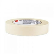 Highland-4PK Highland Economy Masking Tape, 3" Core, 0.7" x 60.1 yds, Tan 260018A