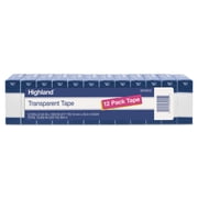 Transparent Tape, 1 Core, 0.75 X 83.33 Ft, Clear, 12/pack