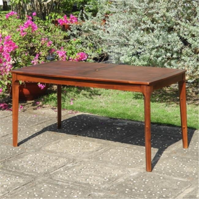 Highland Acacia Classic 59-inch Rectangular Patio Dining Table