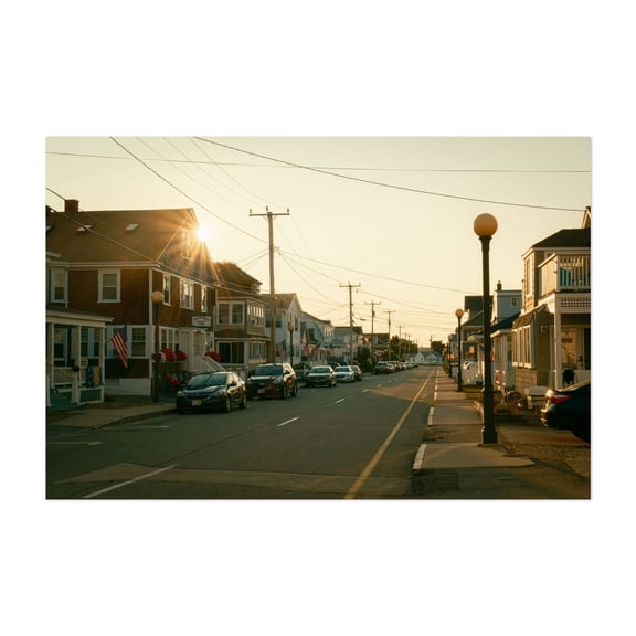 Highland Avenue, Hampton Beach - Hampton New Hampshire Photography Unframed Wall Art Print 20 x 30 inches