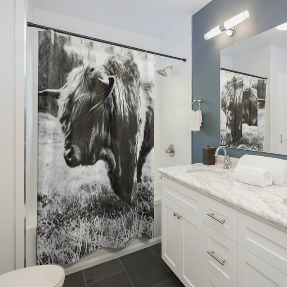 Highland Bull Shower Curtains