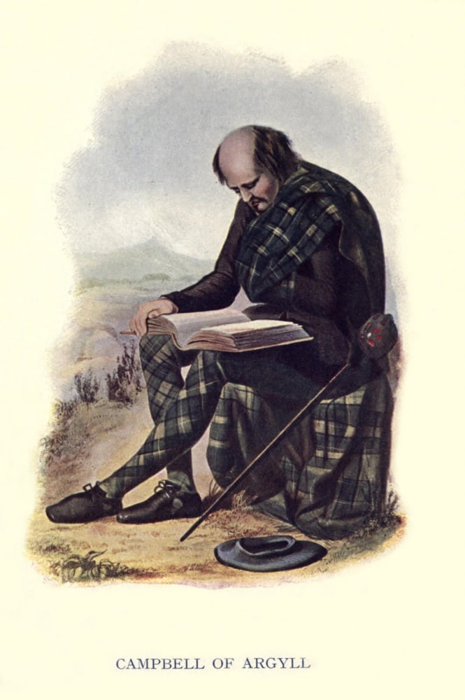 Highland Clans of Scotland 1923 Campbell of Argyll Canvas Art - Robert R McIan (18 x 24)