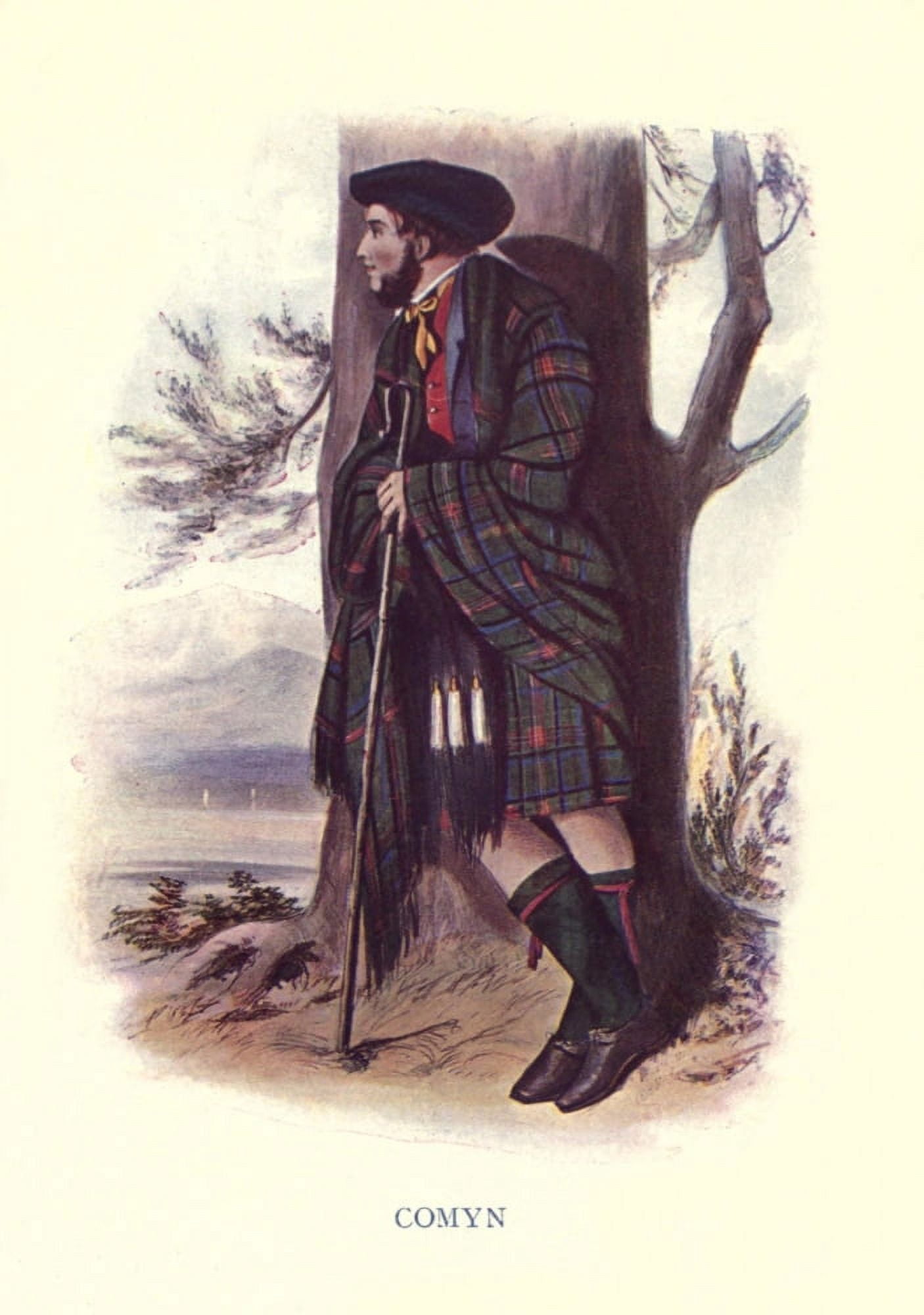 Highland Clans of Scotland 1923 Comyn Canvas Art - Robert R McIan (24 x 36)