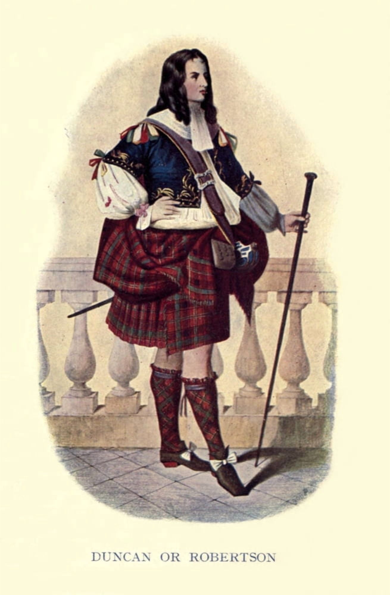 Highland Clans of Scotland 1923 Duncan or Robertson Canvas Art - Robert R McIan (24 x 36)