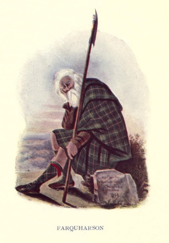 Highland Clans of Scotland 1923 Farquharson Canvas Art - Robert R McIan (18 x 24)