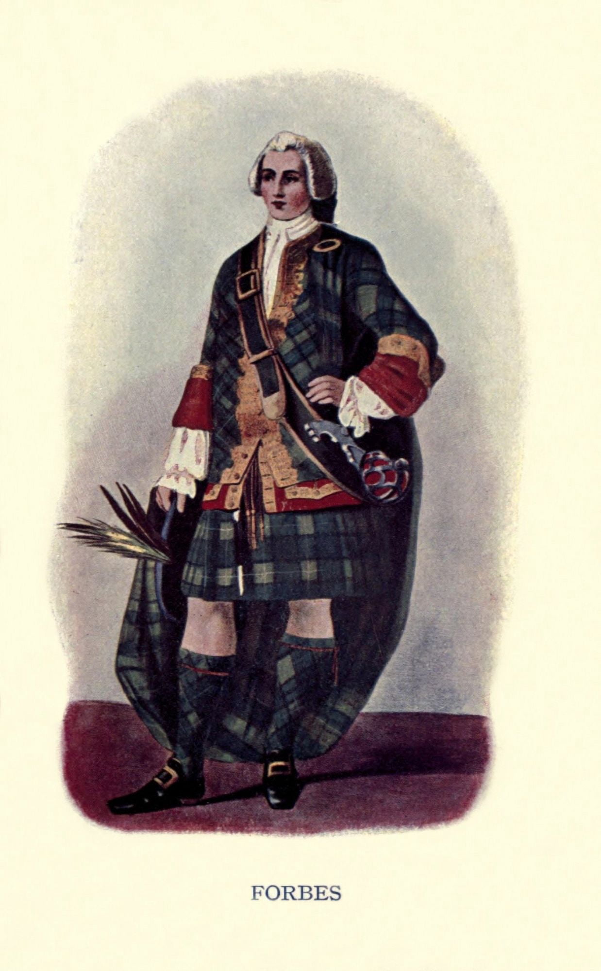 Highland Clans of Scotland 1923 Forbes Canvas Art - Robert R McIan (24 x 36)