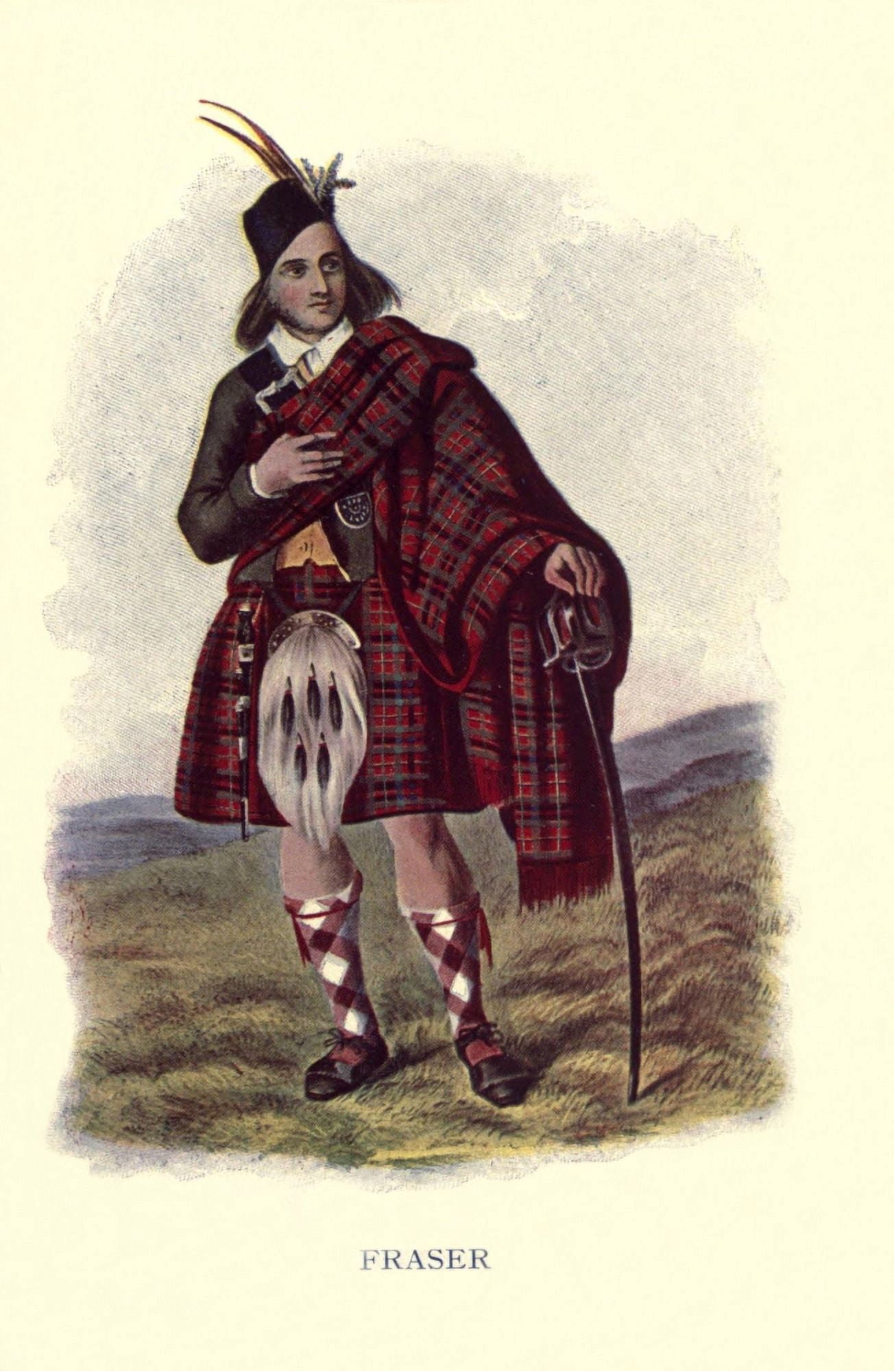 Highland Clans of Scotland 1923 Fraser Canvas Art - Robert R McIan (18 x 24)