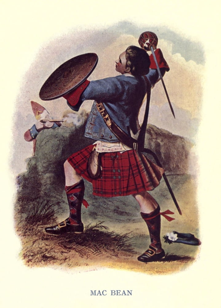 Highland Clans of Scotland 1923 MacBean Canvas Art - Robert R McIan (18 x 24)