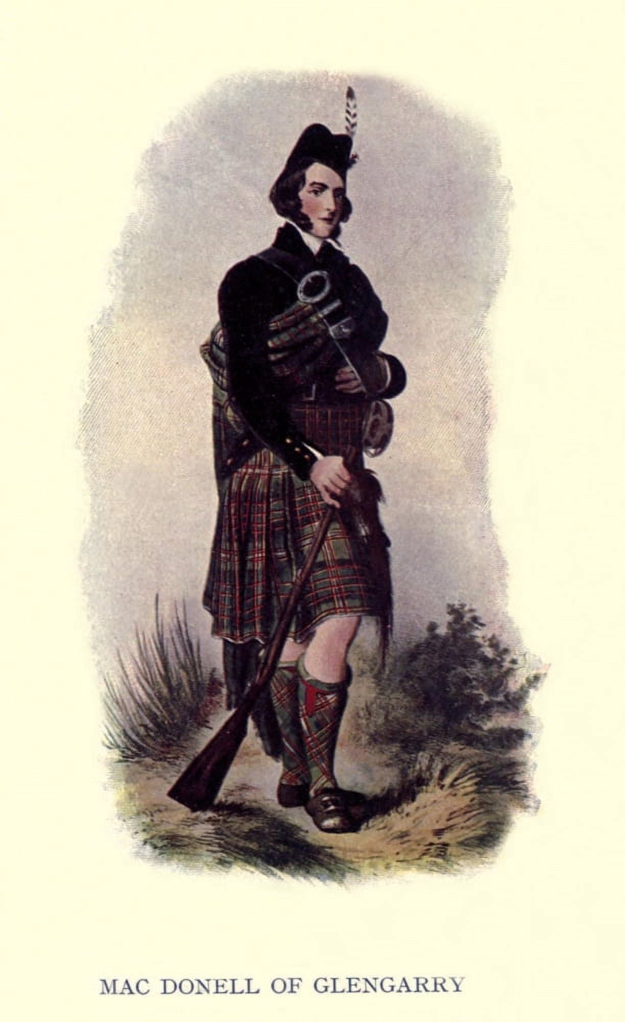 Highland Clans of Scotland 1923 MacDonell of Glengarry Canvas Art - Robert R McIan (18 x 24)