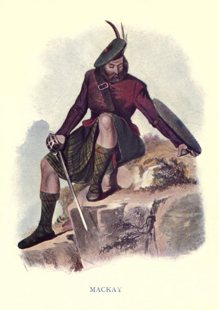 Highland Clans of Scotland 1923 MacKay Canvas Art - Robert R McIan (18 x 24)