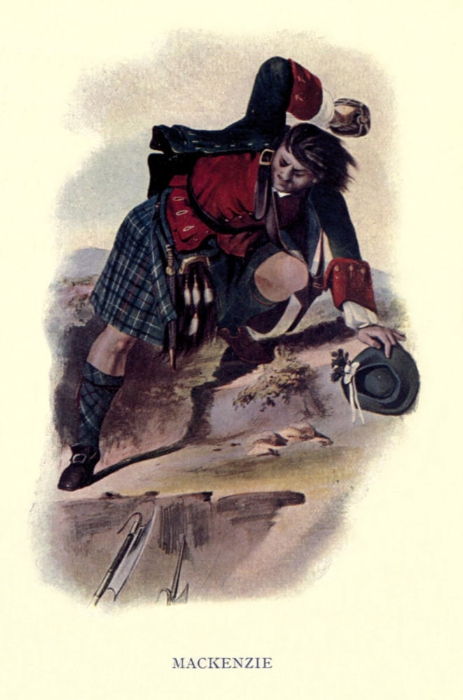 Highland Clans of Scotland 1923 MacKenzie Canvas Art - Robert R McIan (24 x 36)
