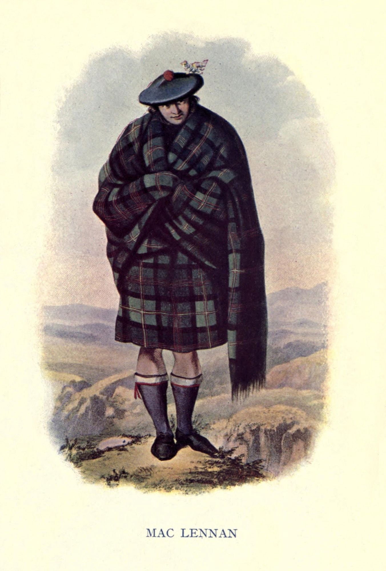 Highland Clans of Scotland 1923 MacLennan Canvas Art - Robert R McIan (24 x 36)