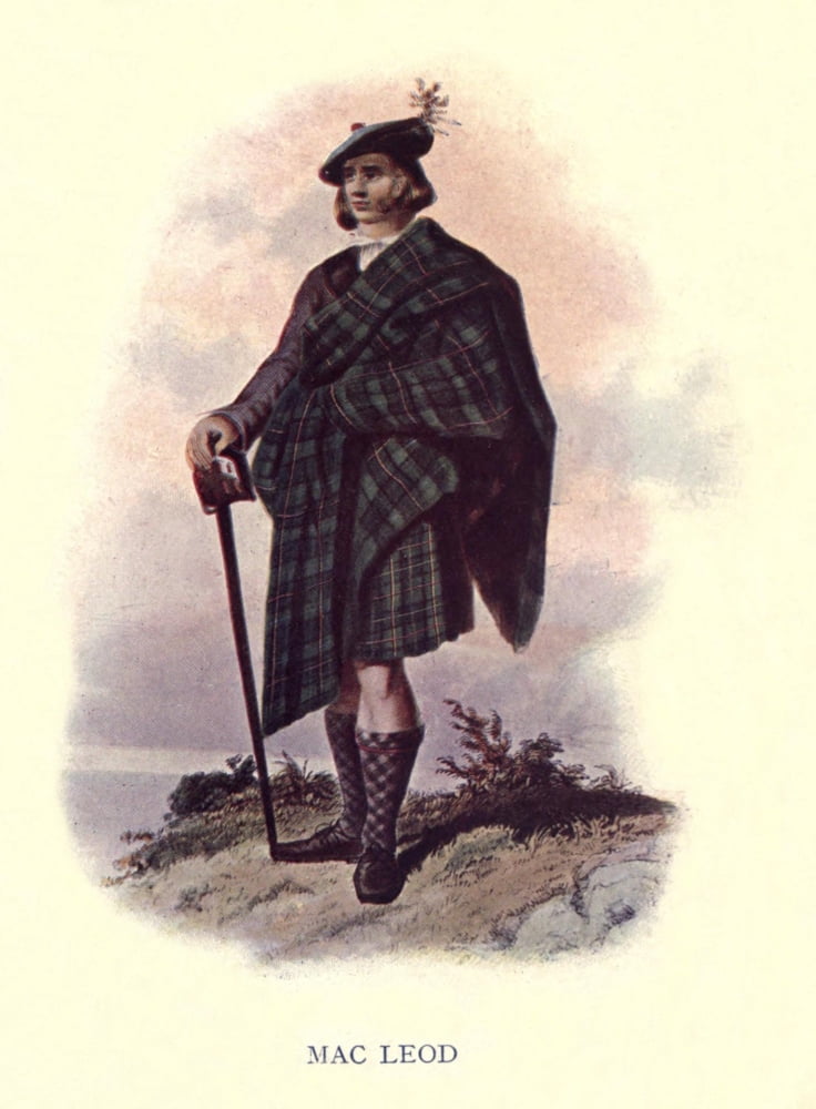 Highland Clans of Scotland 1923 MacLeod Canvas Art - Robert R McIan (18 x 24)