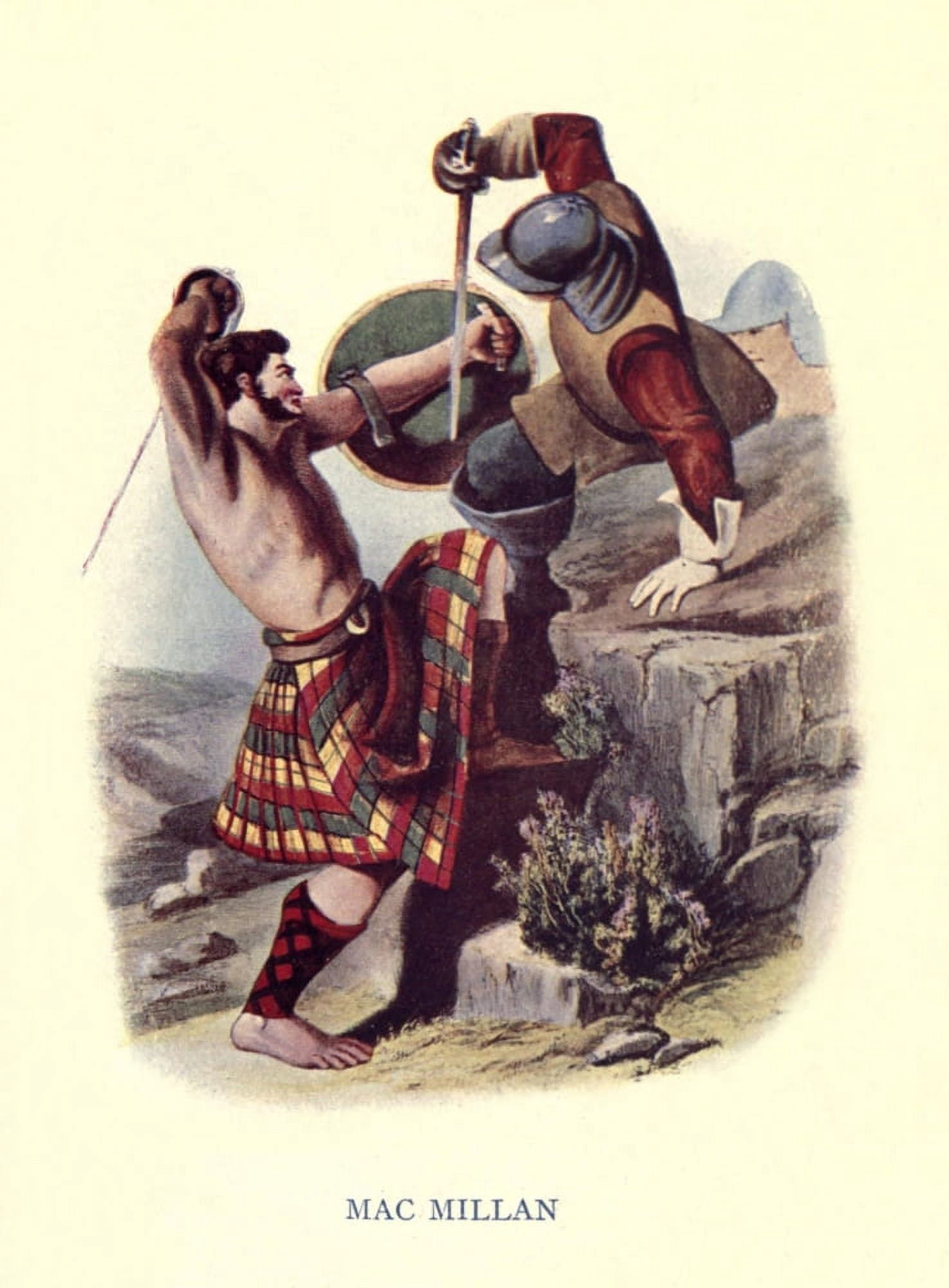 Highland Clans of Scotland 1923 MacMillan Canvas Art - Robert R McIan (18 x 24)
