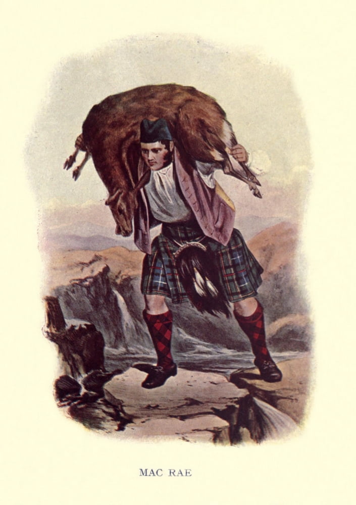 Highland Clans of Scotland 1923 MacRae Canvas Art - Robert R McIan (24 x 36)