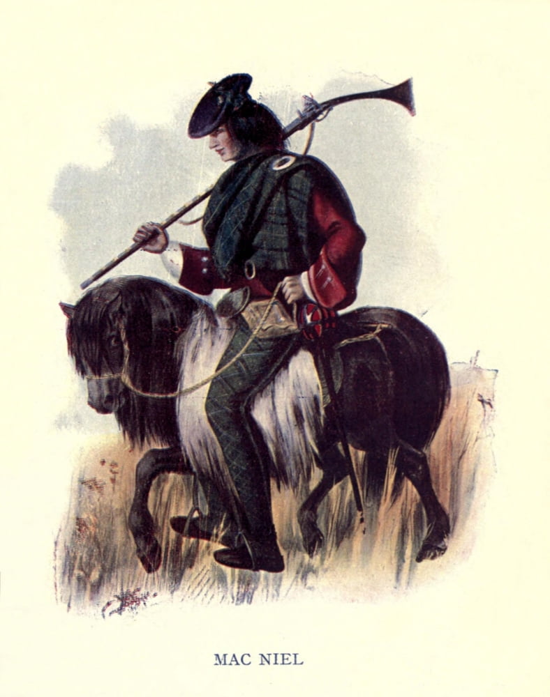 Highland Clans of Scotland 1923 McNiel Canvas Art - Robert R McIan (24 x 36)