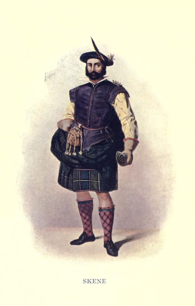 Highland Clans of Scotland 1923 Skene Canvas Art - Robert R McIan (18 x 24)