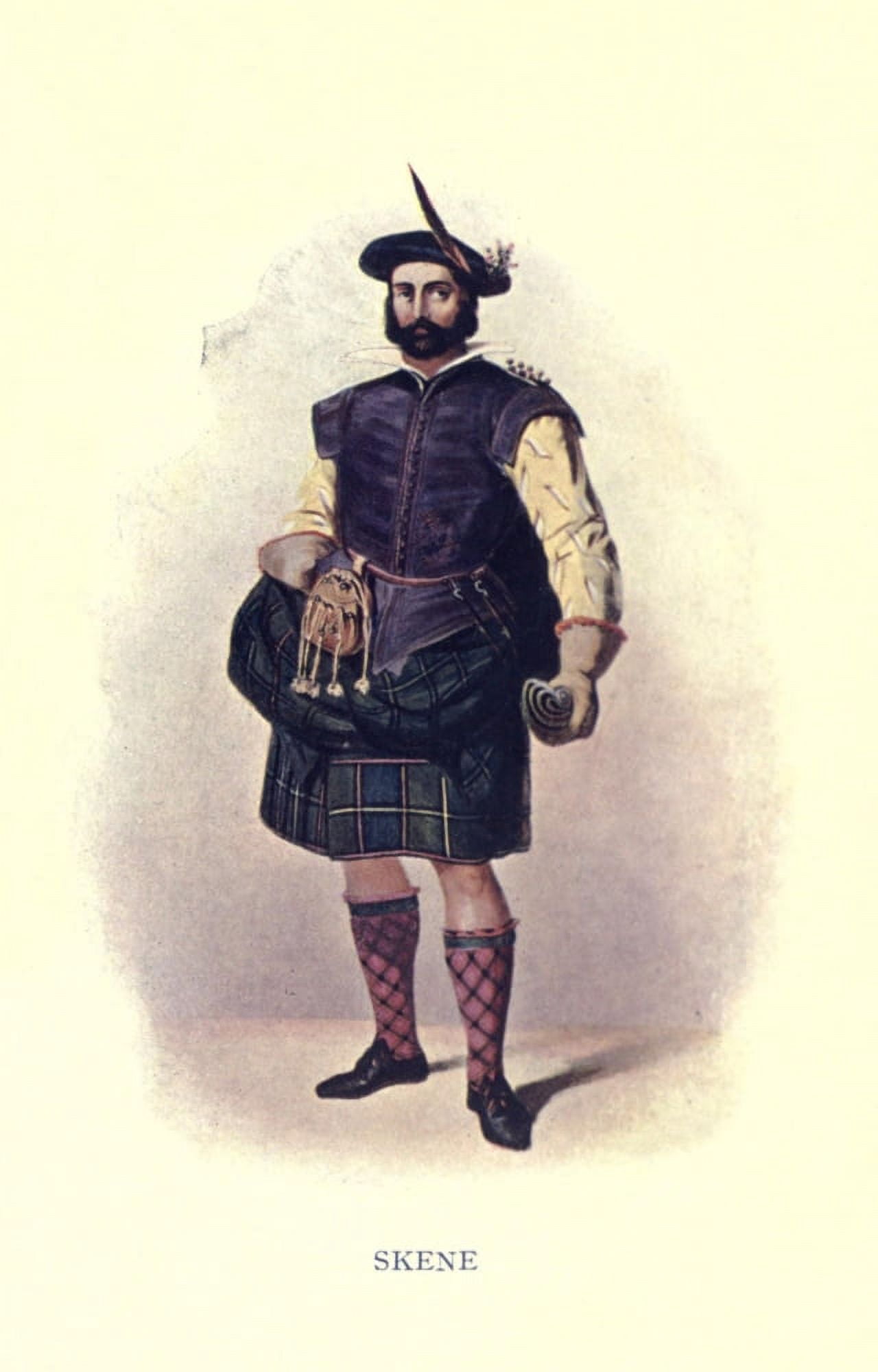 Highland Clans of Scotland 1923 Skene Canvas Art - Robert R McIan (24 x 36)