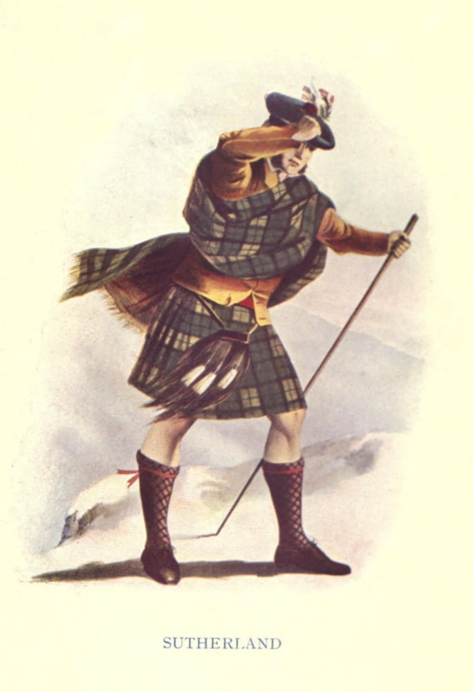 Highland Clans of Scotland 1923 Sutherland Canvas Art - Robert R McIan (18 x 24)