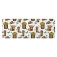 thumbnail image 1 of Highland Cow Barrel Boot Butterfly Pattern Kitchen Rug Mat,Kitchen Runner Rugs Non Skid Washable,Decorative Kitchen Floor Mats for Kitchen,Sink,Laundry,17"x47.2", 1 of 7
